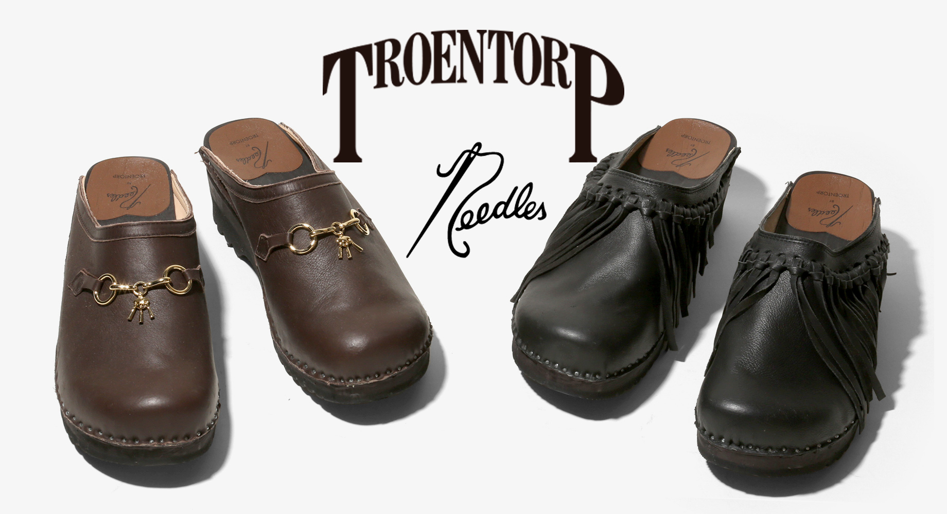 〈TROENTORP〉x〈NEEDLES〉- SWEDISH CLOG in NEW MATERIAL