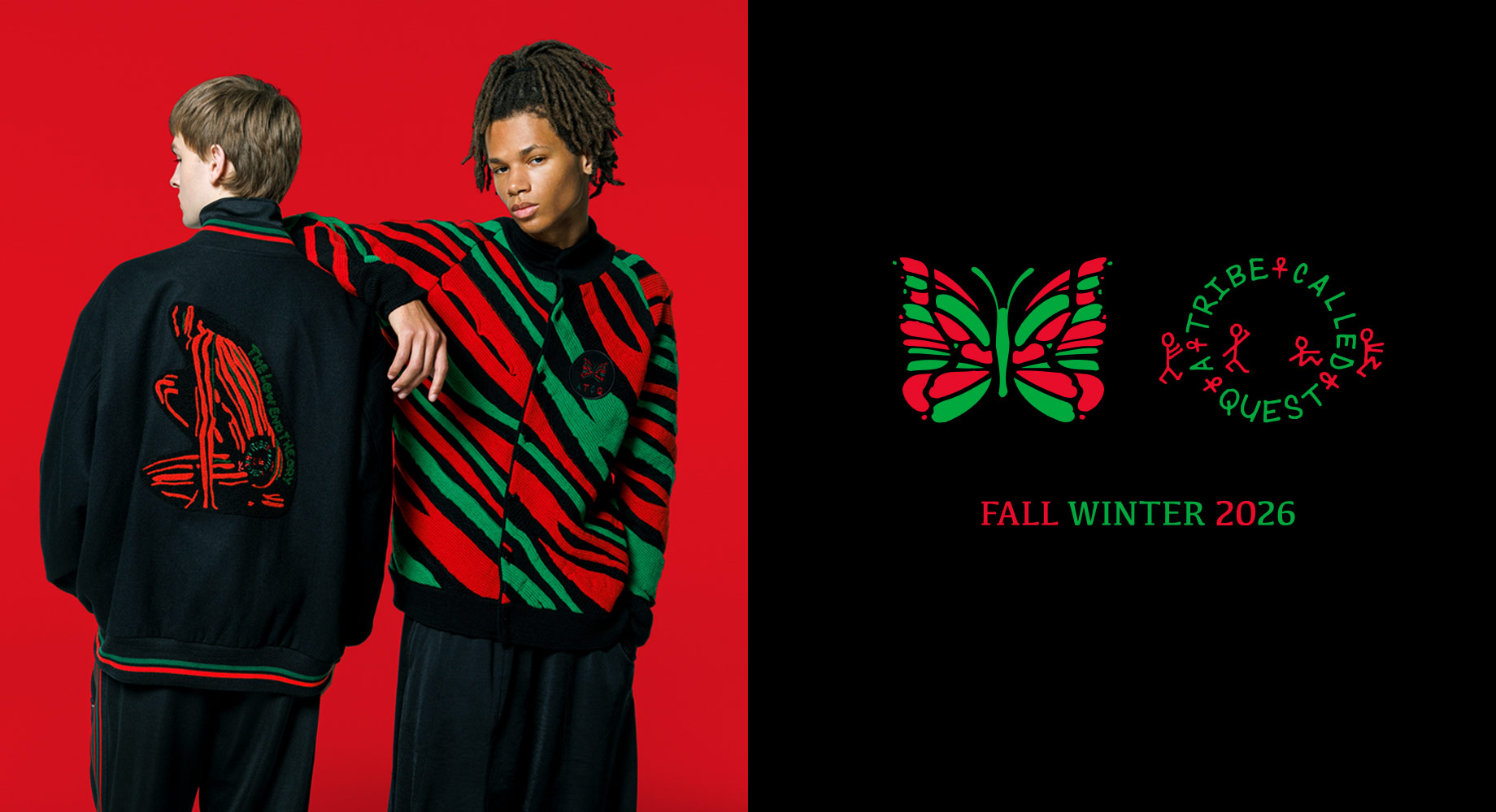 〈NEEDLES〉x〈A TRIBE CALLED QUEST〉FALL WINTER 2026 Releasing on 10/17（SAT）11:30 JST