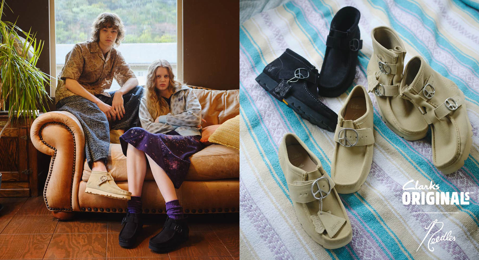 〈NEEDLES〉 × 〈Clarks Originals〉COLLABORATION PRODUCTS Releasing on 4/5（SAT）11:30 JST