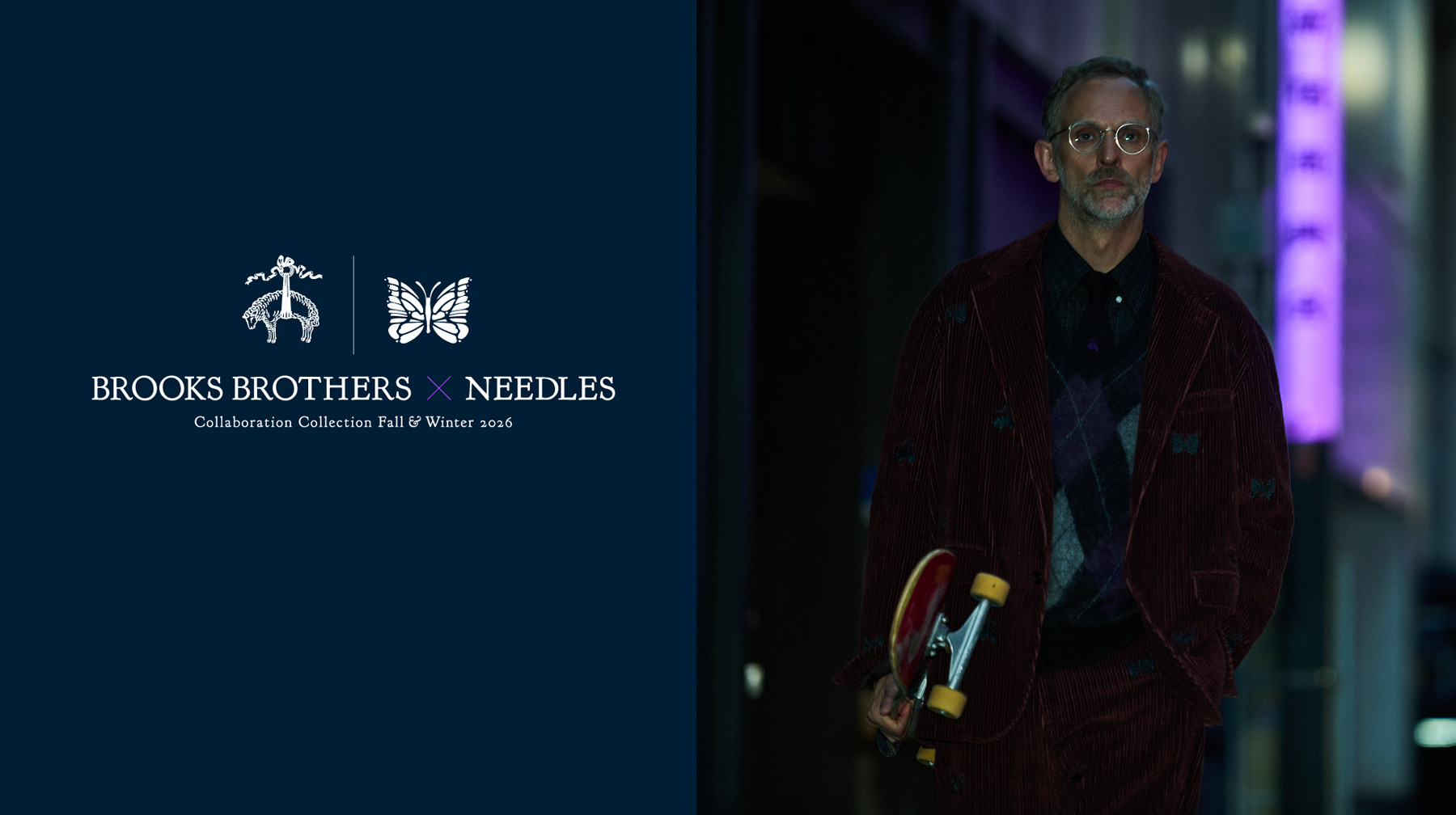 〈NEEDLES〉x〈BROOKS BROTHERS〉FALL WINTER 2026 Releasing on 9/02（WED）11:30 JST