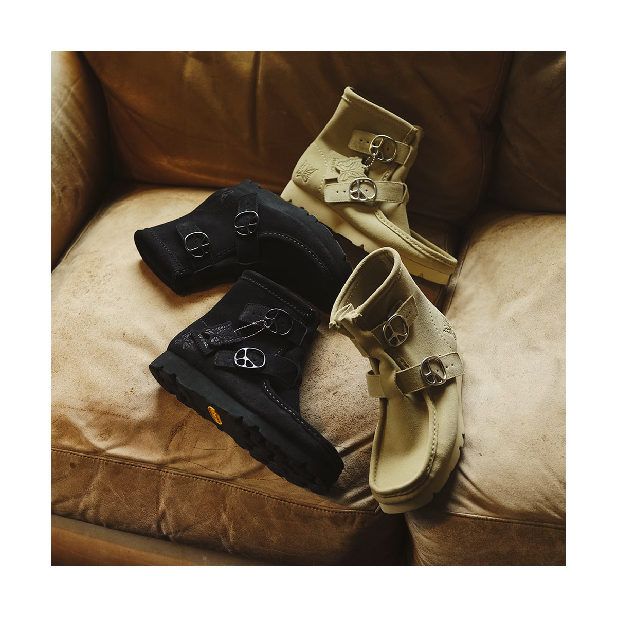 〈NEEDLES〉 × 〈Clarks Originals〉COLLABORATION PRODUCTS Releasing on 4/5（SAT）11:30 JST