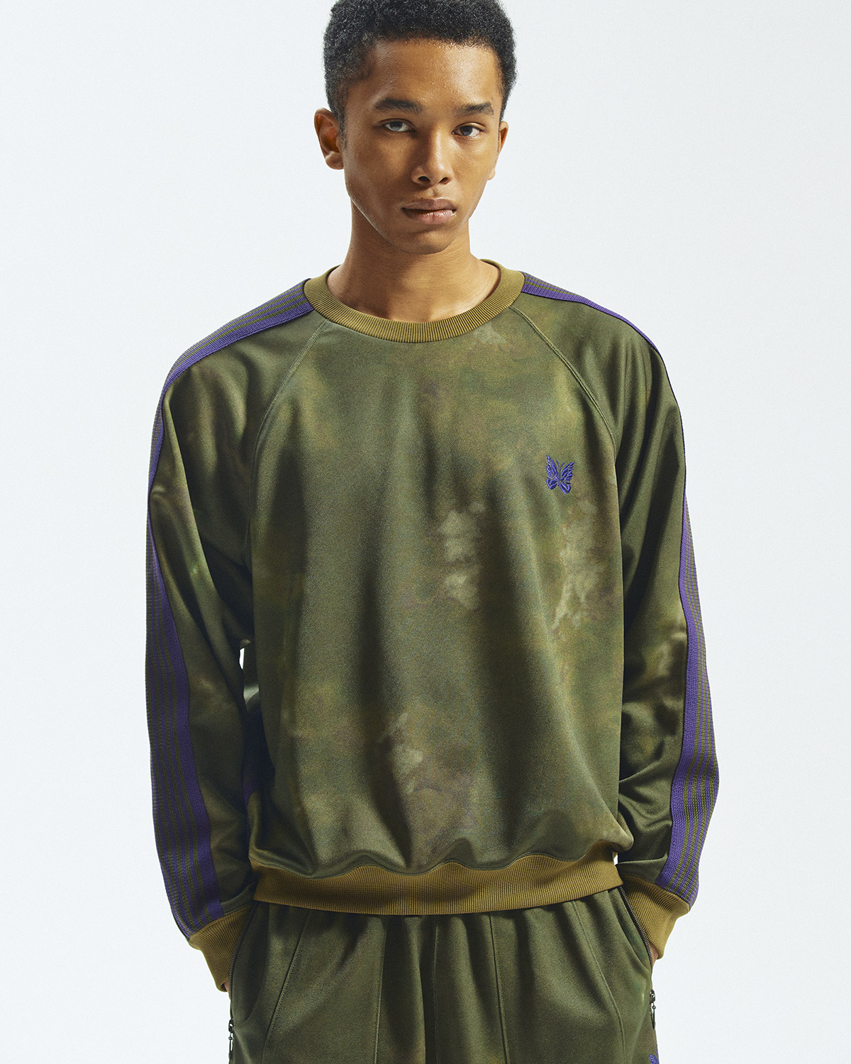 〈NEEDLES〉TRACK SUITS PRINTED UNEVEN DYE for NEPENTHES | MENS