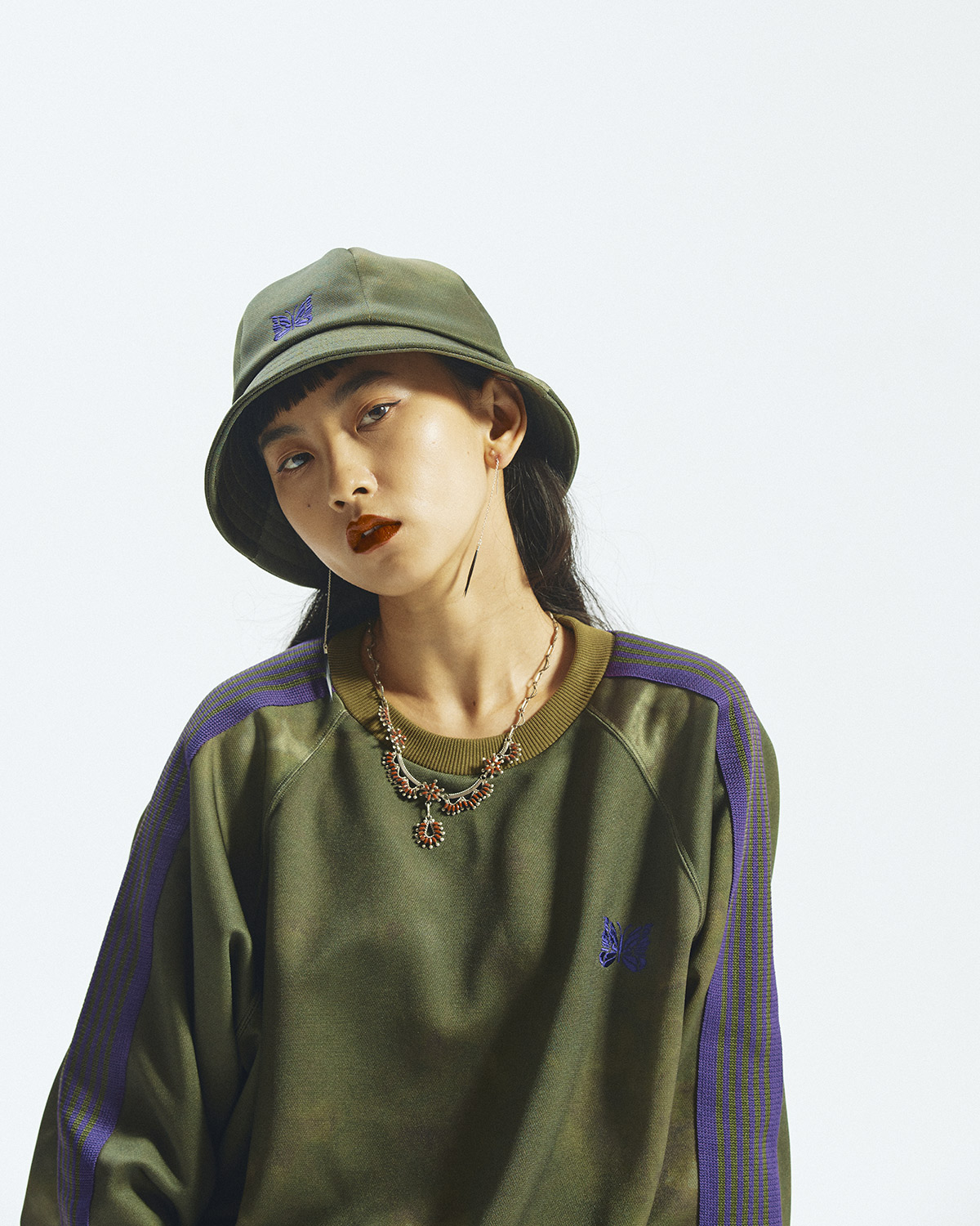 〈NEEDLES〉TRACK SUITS PRINTED UNEVEN DYE for NEPENTHES | WOMENS